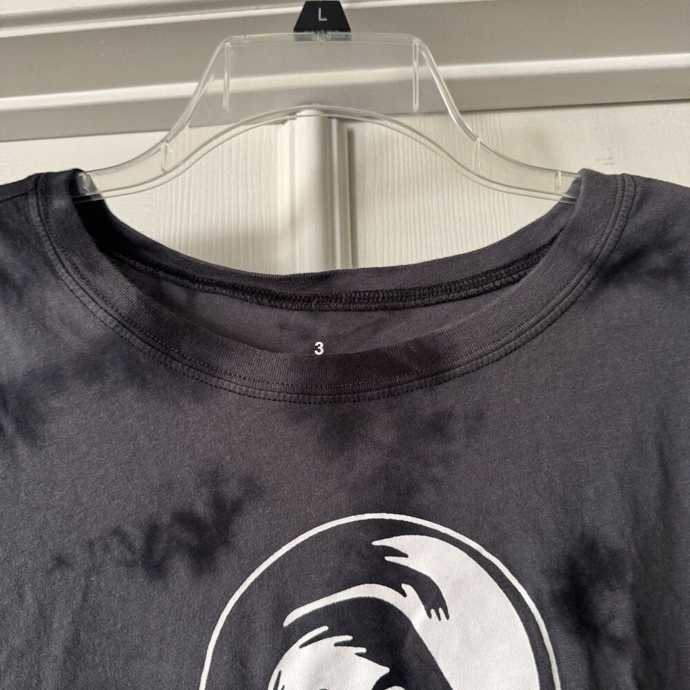 Ghost Face Tie Dye Unisex T Shirt Size 3/2X-3X Black Halloween Horror Graphic - Picture 2 of 10